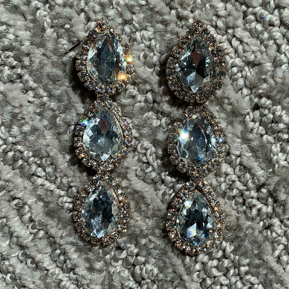 Gold & Silver Dangle Earrings